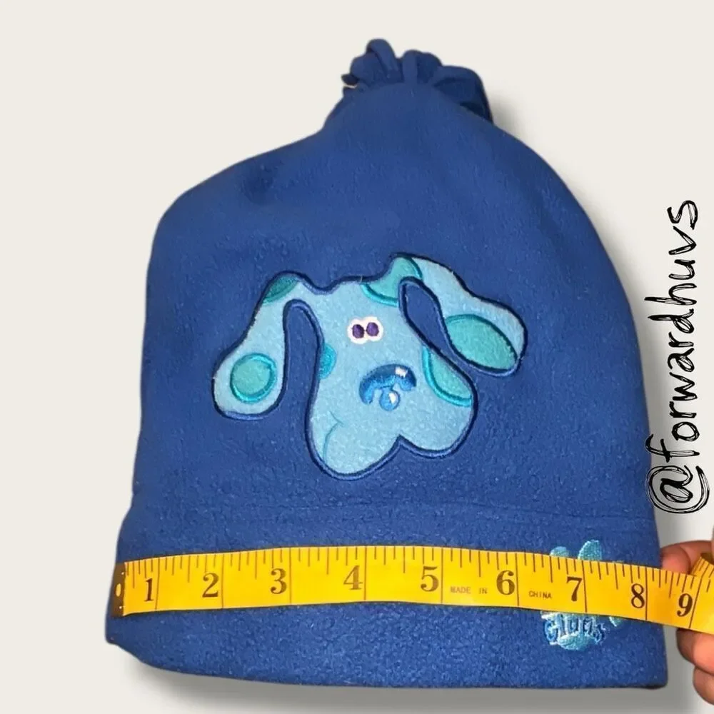 1999 Vintage Blue’s Clues Youth Fleece Hat – Viacom Licensed – Cold Weather